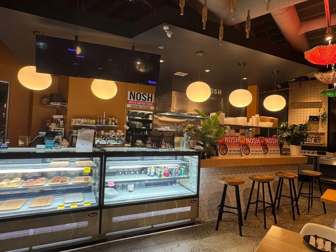 Nosh Cafe 109 Street Location - Indian Restaurant near University of Alberta