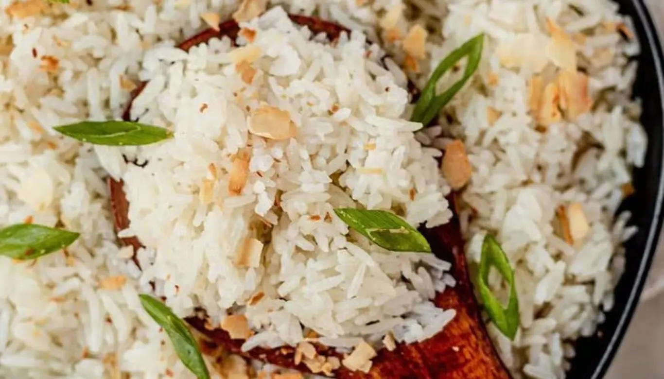 Authentic Coconut Rice at Nosh Cafe in Edmonton